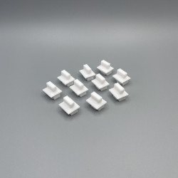 10x RJ45 Port Dust Cover | Staubschutzstecker | Abdeckung | Switch