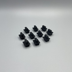 10x RJ45 Port Dust Cover | Staubschutzstecker | Abdeckung | Switch