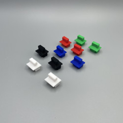 10x RJ45 Port Dust Cover | Staubschutzstecker | Abdeckung | Switch