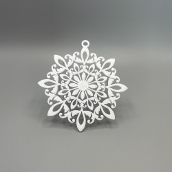 Set aus 5 Schneeflocken | Anhänger | Ornamente | Weihnachtsdeko