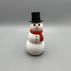 Schneemann in 2 Farbe/Varianten | beweglich | ca. 11 cm hoch