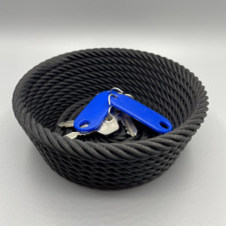 Design Schale in Seil-Optik | Schlüsselschale | Dekoschale | Rope Bowl